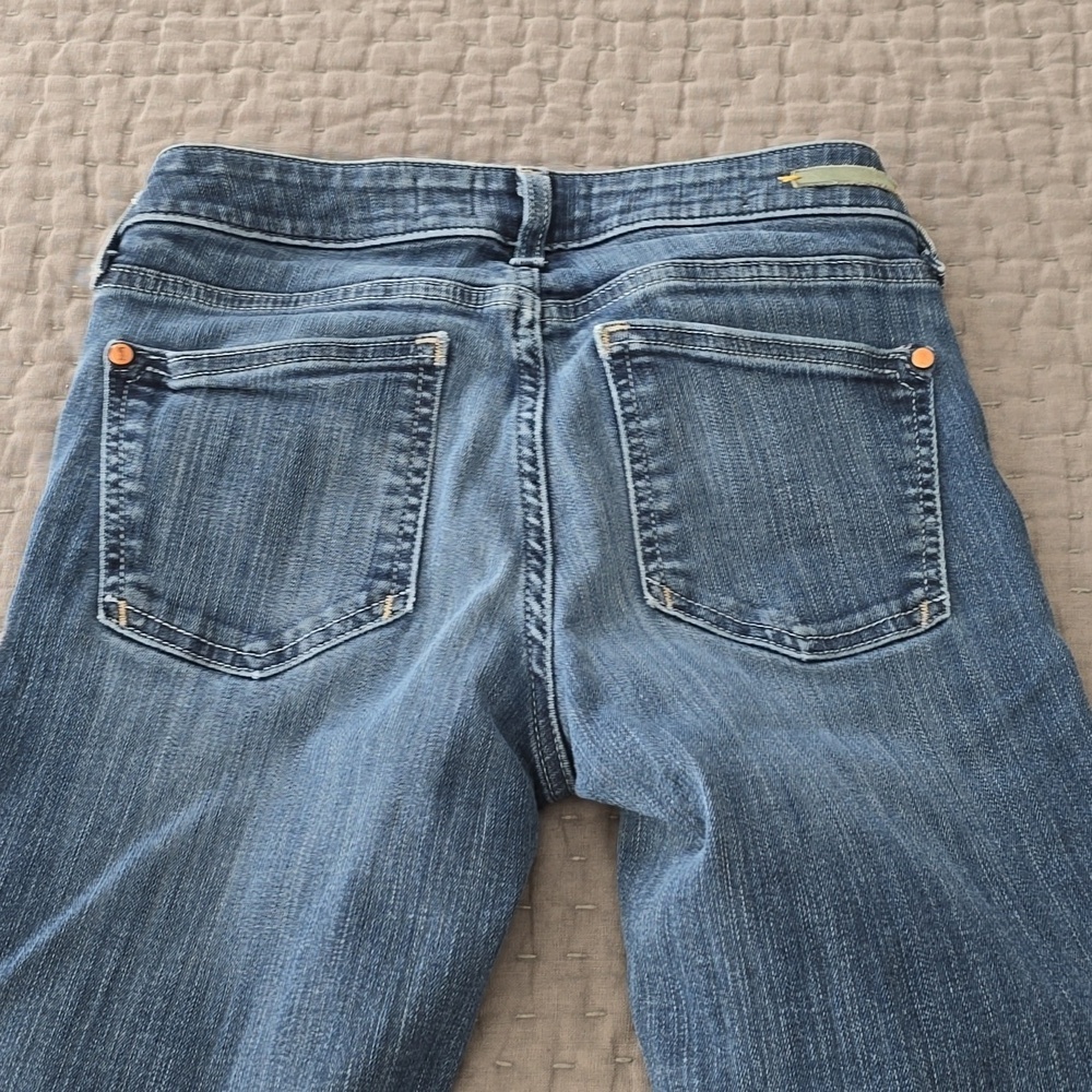 Pilcro and the Letterpress Stet Fit- Skinny Blue Jeans with Subtle Fading - Picture 11 of 13